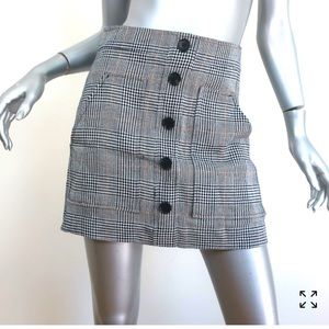 Veronica Beard Fisher Plaid Mini Skirt
